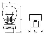 OSRAM ORIGINAL 12V P27/7W