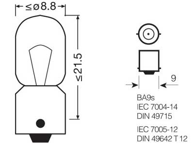 OSRAM TRUCKSTAR PRO 24V T4W