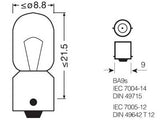 OSRAM TRUCKSTAR PRO 24V T4W