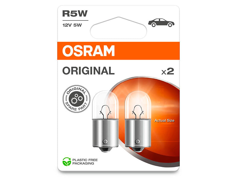 OSRAM ORIGINAL 12V R5W DOUBLE