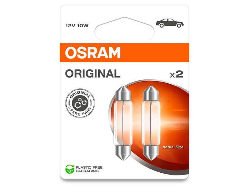 OSRAM ORIGINAL 12V C10W DOUBLE