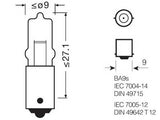 OSRAM ORIGINAL 12V 20W BA9S