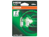 OSRAM ULTRA LIFE 12V H6W BAX9S DOUBLE BLISTER