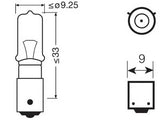OSRAM ORIGINAL 12V H21W