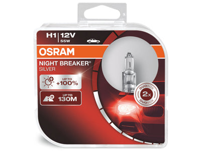 OSRAM # NIGHT BREAKER 12V H1 SILVER