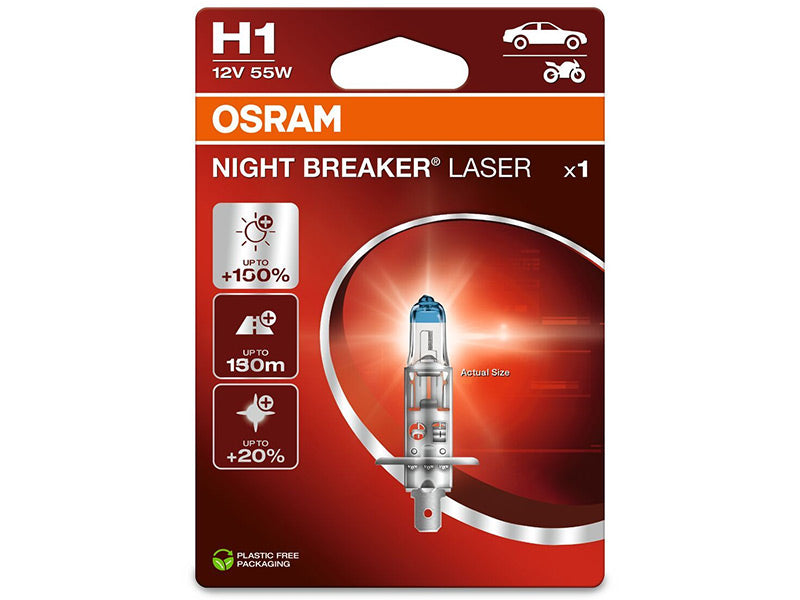 OSRAM NIGHT BREAKER LASER 12V H1