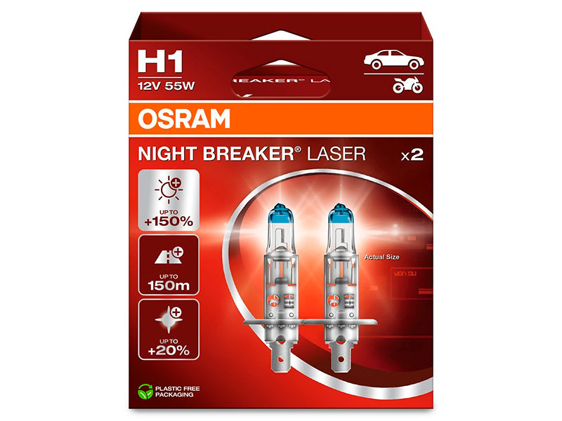 OSRAM NIGHT BREAKER LASER 12V H1