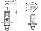 OSRAM ORIGINAL 12V H1