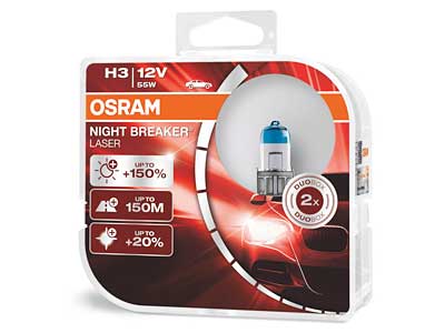 OSRAM # NIGHT BREAKER LASER 12V H3