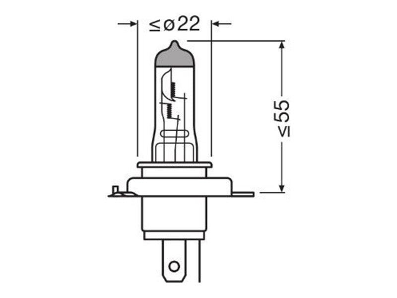 OSRAM COOL BLUE 12V H4 NEXTGEN