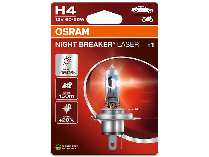 OSRAM NIGHT BREAKER LASER 12V H4