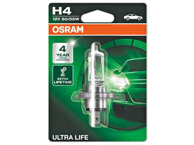 OSRAM # ULTRA LIFE 12V H4 SINGLE BLISTER