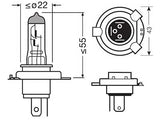 OSRAM ORIGINAL 12V H4