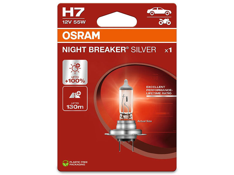 OSRAM NIGHT BREAKER 12V H7 SILVER