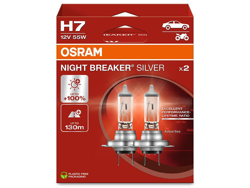 OSRAM NIGHT BREAKER 12V H7 SILVER