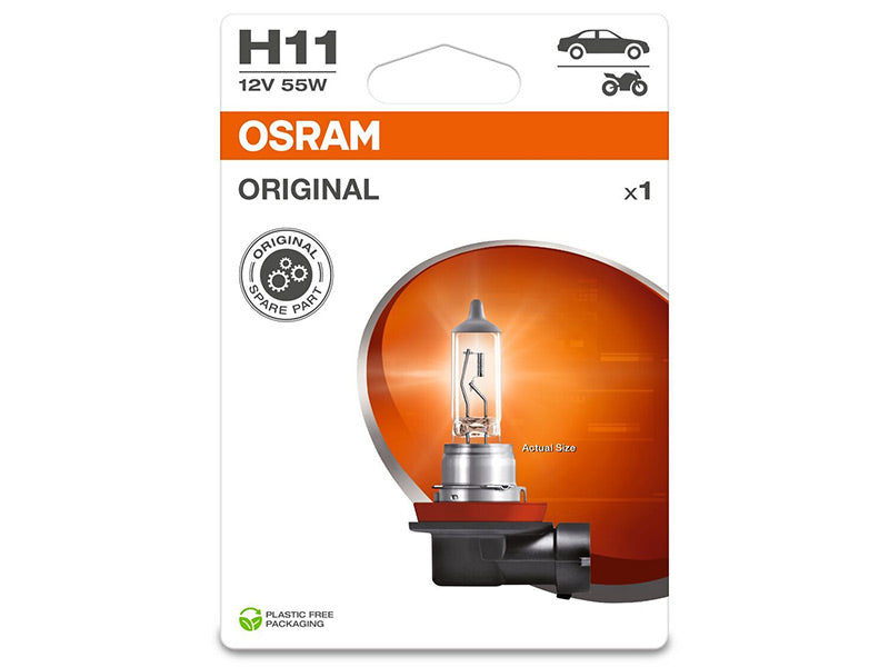 OSRAM ORIGINAL 12V H11 SINGLE