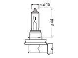 OSRAM ORIGINAL 12V H11 SINGLE