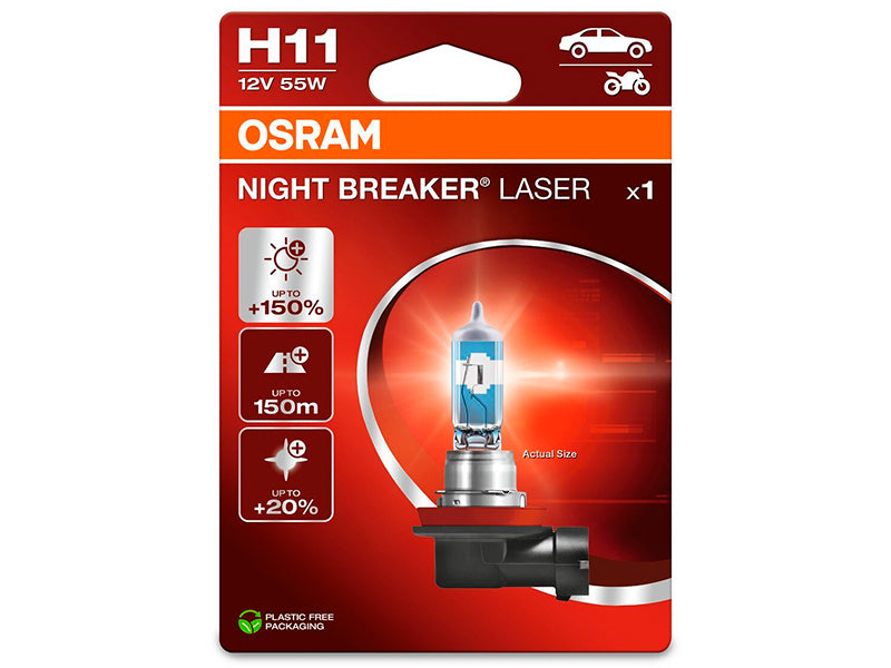 OSRAM NIGHT BREAKER LASER H11 SINGLE