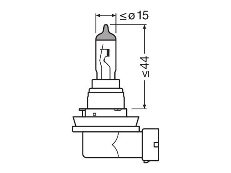 OSRAM ORIGINAL H8 12V SINGLE