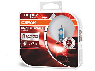 OSRAM NIGHT BREAKER LASER H8 12V 35W PGJ19-1