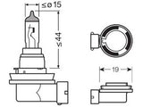 OSRAM ORIGINAL H8 12V 35W PGJ19-1