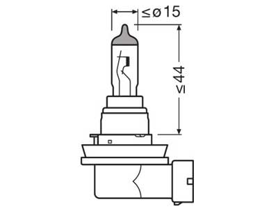 OSRAM ORIGINAL 12V H16