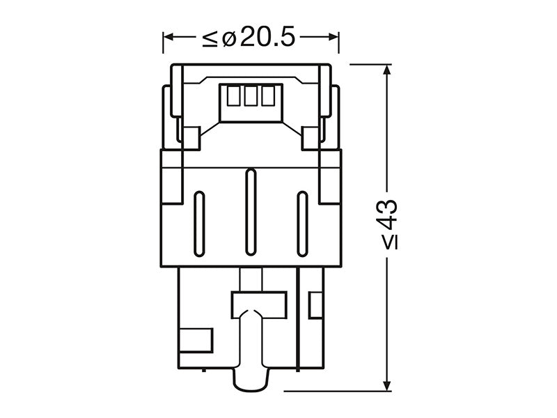 OSRAM LEDRIVING SL 12V W21W COOL WHITE