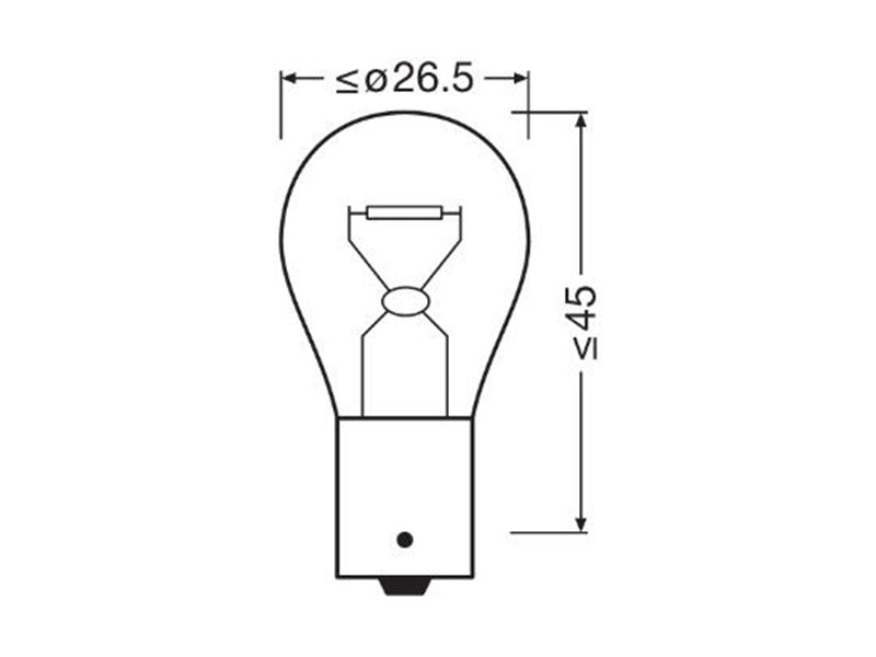 OSRAM ORIGINAL 12V PY21W DOUBLE