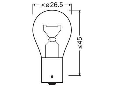 OSRAM DIADEM 12V PR21W SINGLE BLISTER