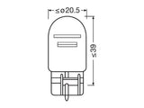 OSRAM ORIGINAL 12V W21/5W DOUBLE