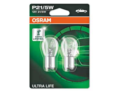 OSRAM ULTRA LIFE 12V P21/5W DOUBLE BLISTER