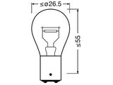 OSRAM DIADEM 12V PR21/5W SINGLE BLISTER#