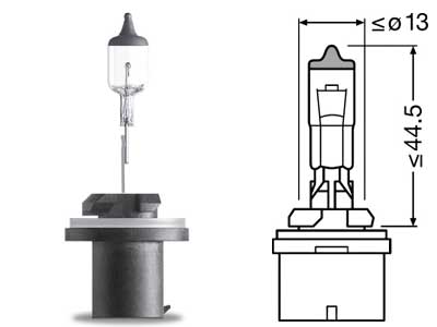 OSRAM ORIGINAL 12V H27W/1 PG13