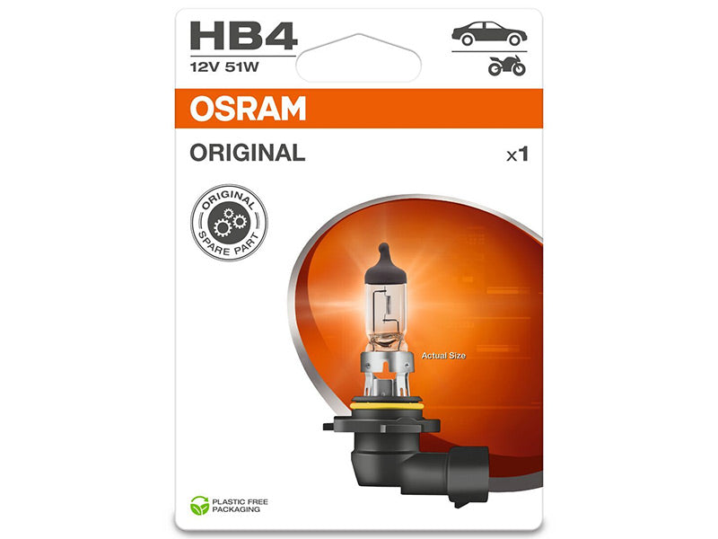 OSRAM ORIGINAL 12V HB4 9006 SINGLE