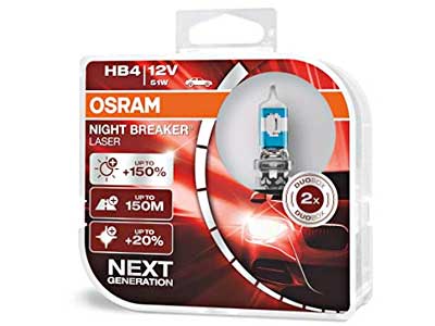 OSRAM NIGHT BREAKER LASER 12V HB4 9006