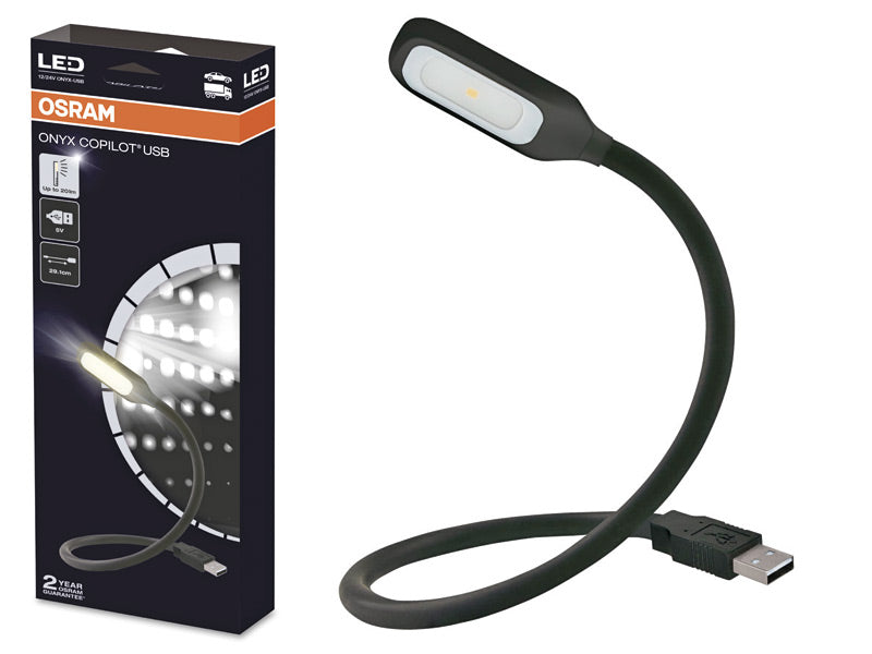 OSRAM LUKUVALO 12/24V TAIPUISA USB-LIITÄNTÄ