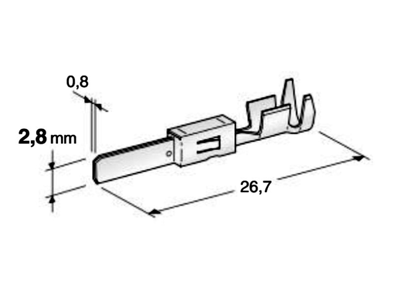 LIITIN MCP 2.8 UROSLIITIN 1,5-2,5MM2