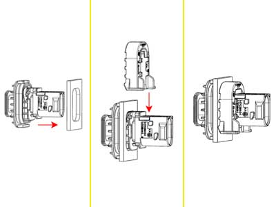 KIINNIKE HDSCS GROUP B LAIPALLISIIN, 3,5MM PANEELIIN