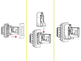 KIINNIKE HDSCS GROUP B LAIPALLISIIN, 2,5MM PANEELIIN