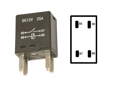 MIKRORELE 4-N. 12V 30A