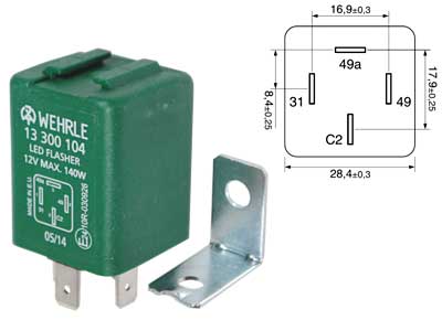 RELE I-LS 4-NAP. 12V MAX. 140W