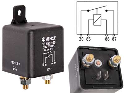 TEHORELE 24V 100A 4-NAP.