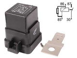 RELE 12V 40A VASTUKSELLA,HAMEELLA