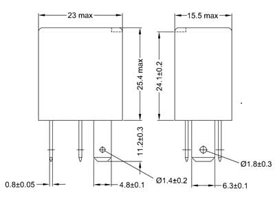 MIKRORELE TE 24V 20/30A 87A VASTUKSELLA