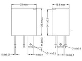 MIKRORELE TE 24V 20/30A 87A VASTUKSELLA