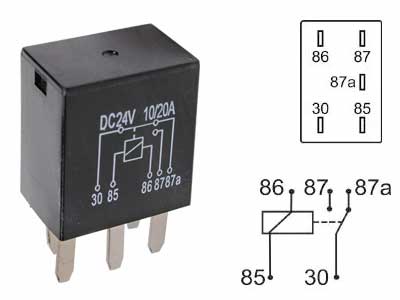 MIKRORELE 5-N 24V 10/20A