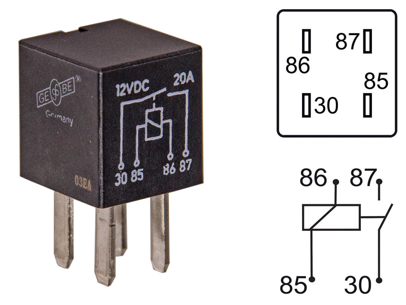 MIKRORELE 4-N 12V 25A