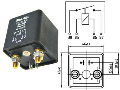 TEHORELE 12V 120A / 200A