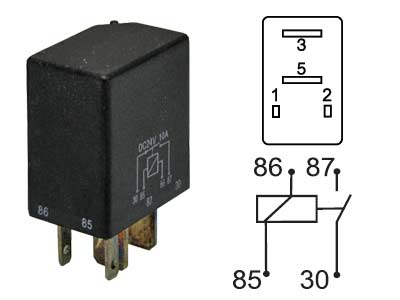 MIKRORELE 24V 4-N.