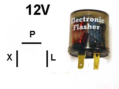 VILKKURELE 12V 3-N. ELEKT
